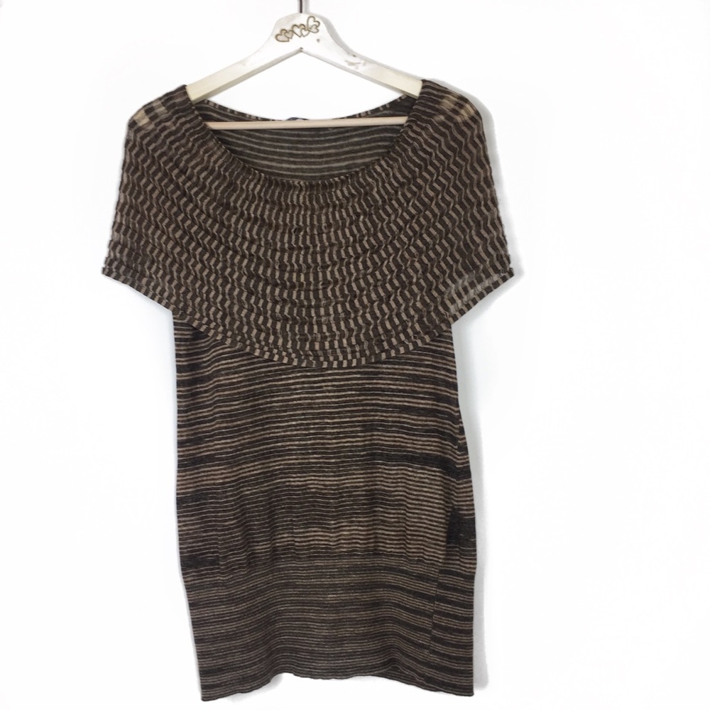 ELIE  TAHARI Sleeve Top Size S